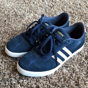 Blue women’s adidas neo shoes